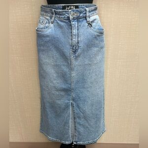 Denim A-Line Skirt